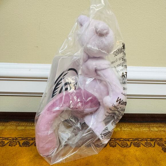 Pokemon Poke Plush Mewtwo Mewtu Posable Authentic Discovered in Kanto NEW in bag - Picture 8 of 11
